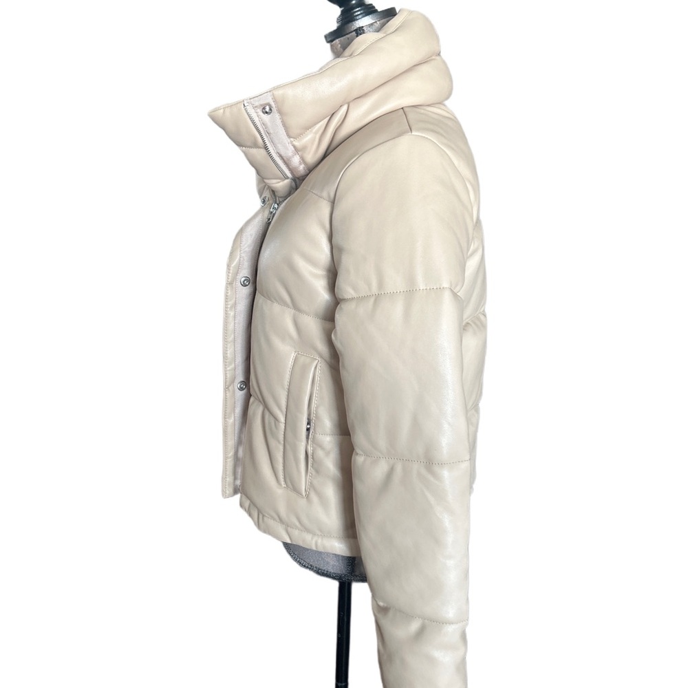 Abercrombie & Fitch Beige Puffer Jacket - Picture 4 of 10
